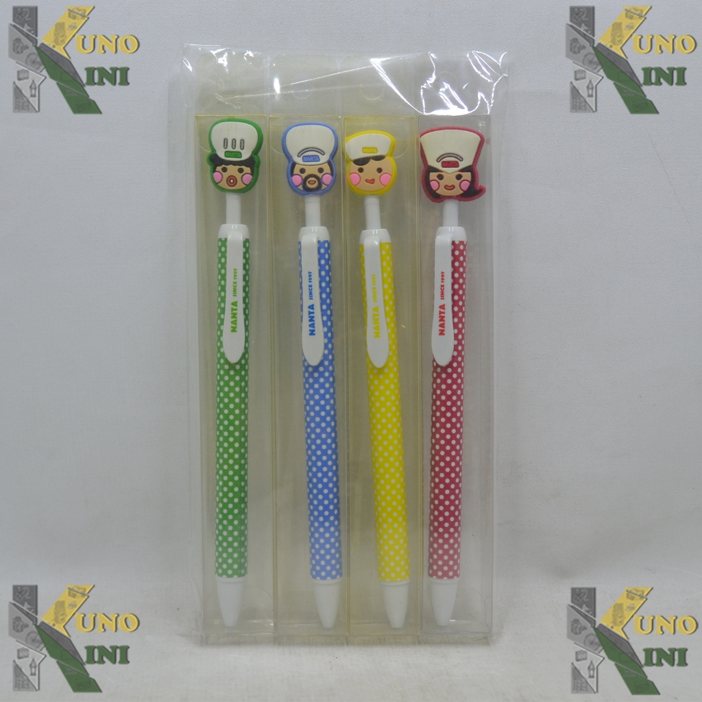 

SET PACK EMPAT BOLPEN NANTA SINCE 1997, from Korea - Original & New