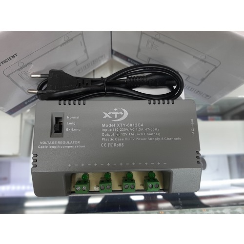 Power Supply Cctv 4ch Switching Power Supply 4 Channel