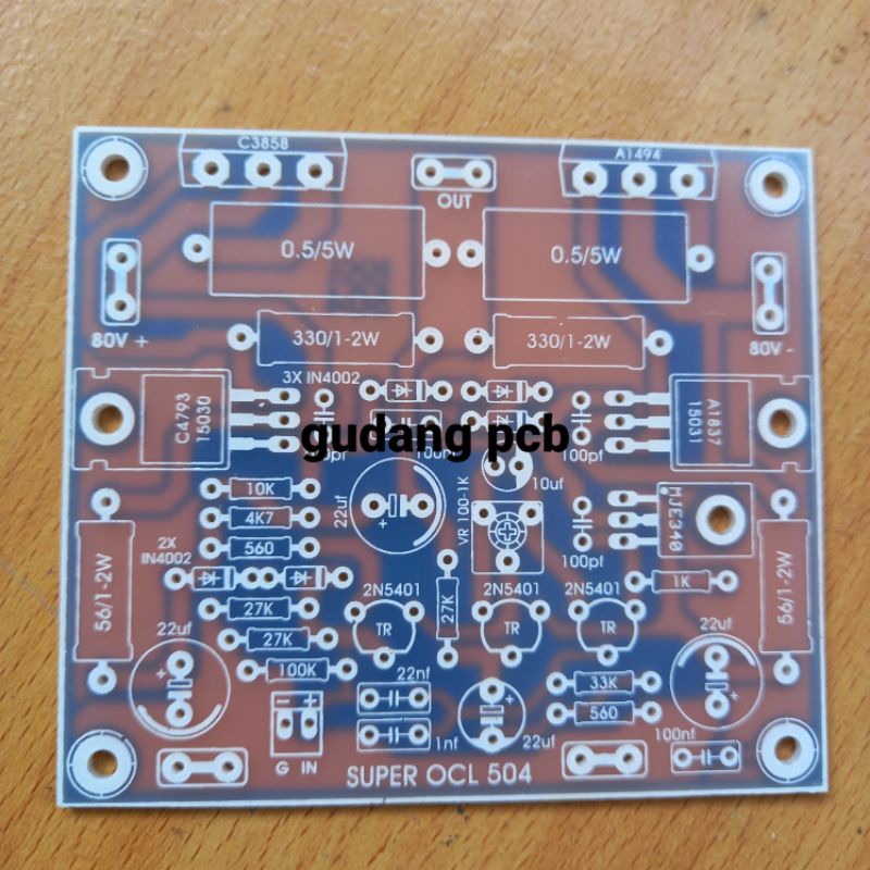 PCB driver  SOCL 504 bahan fiber fr4
