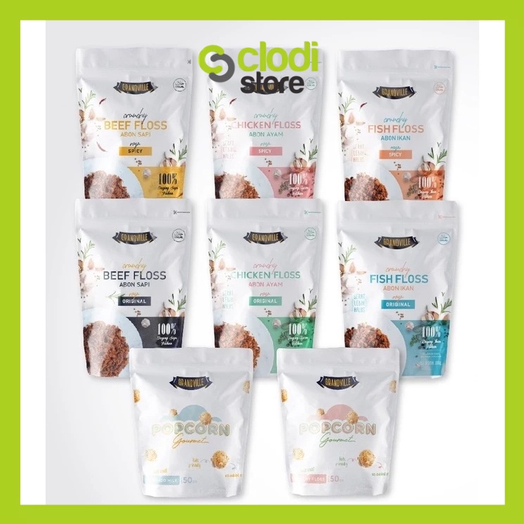 

Mall Grandville Abon Original / abon anak No MSG halal mpasi Penambah Nafsu Makan Penambah Berat Badan BB Booster MPASI Bayi Anti GTM