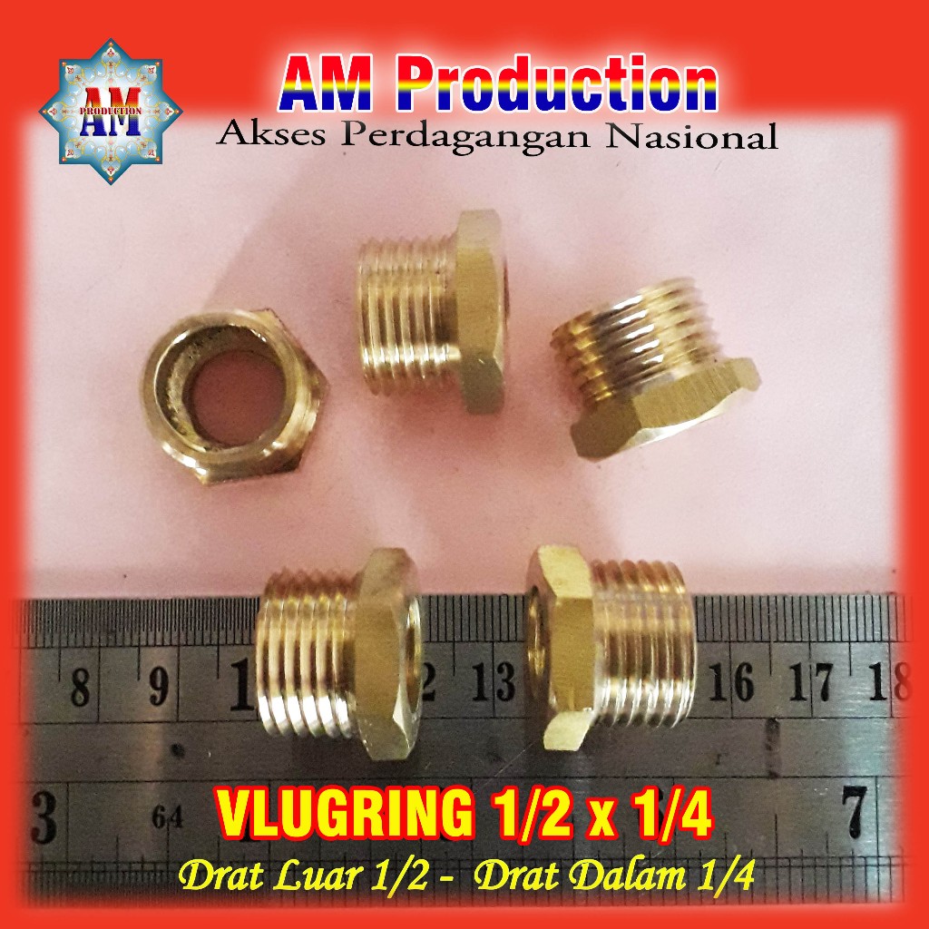 Vlugring ukuran drat 1/2x1/4 Toren Air Kuningan