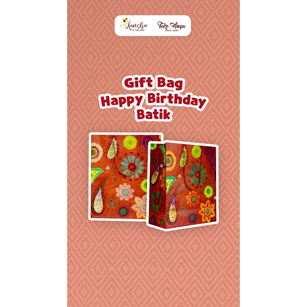 

TOKO MGK-Gift Bag Paper Bag Kantong Kado 30 x 25.5 x 11.5cm PB80054