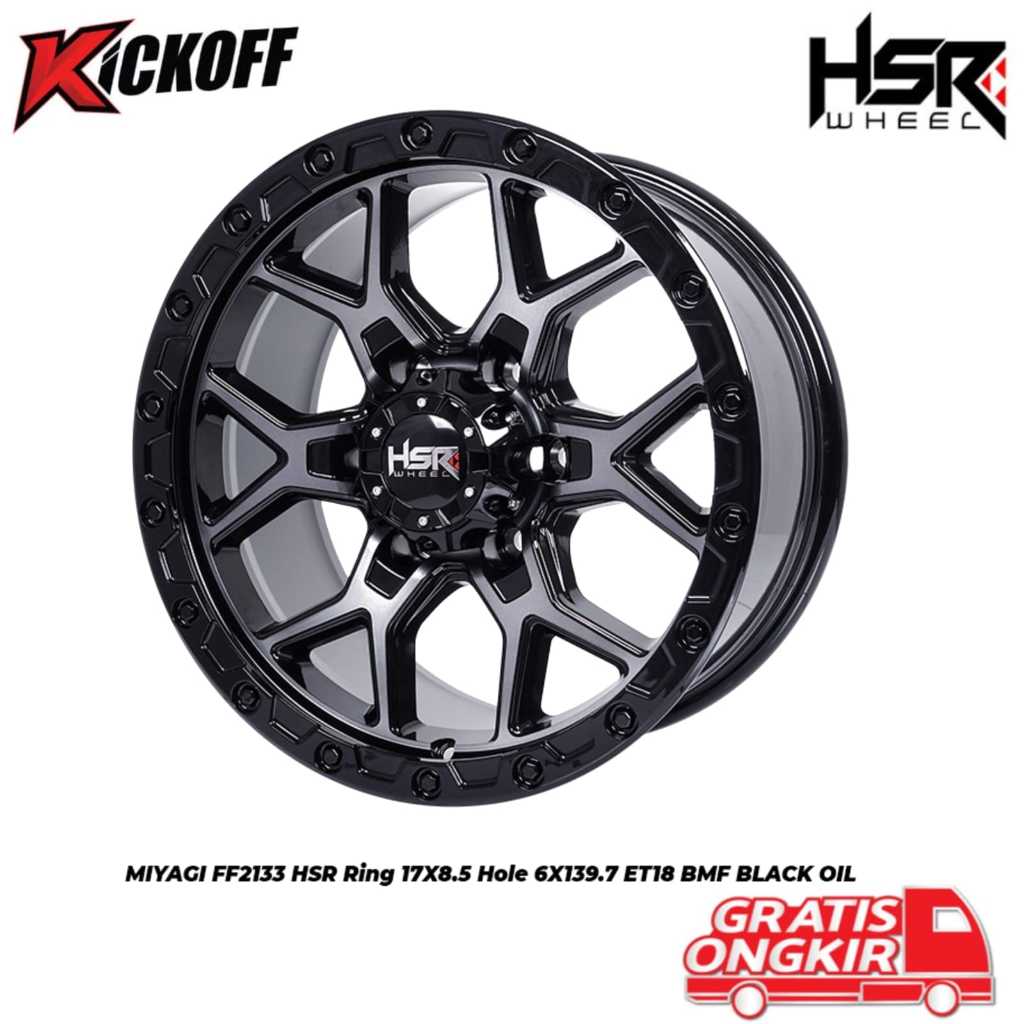 VELG MOBIL OFFROAD RING 17 MIYAGI HSR BUAT PAJERO TERRANO HILUX DC BLAZER DLL