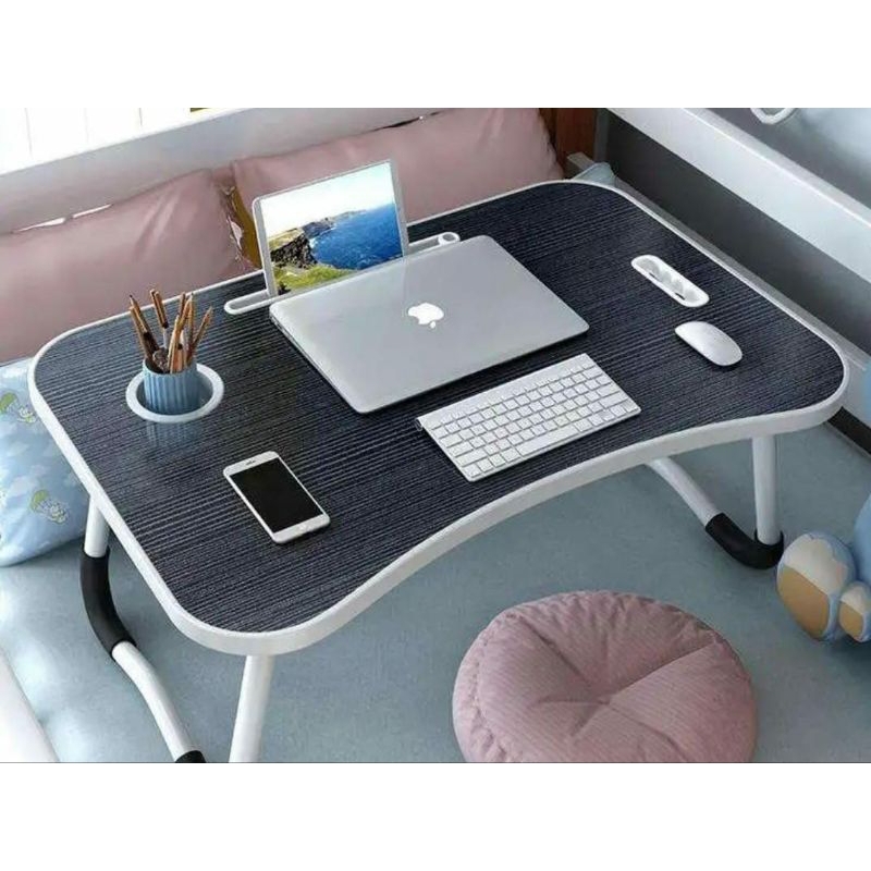 Meja Laptop Ukuran Jumbo Meja Lipat Portable Meja Belajar