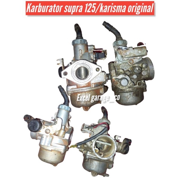 karburator supra 125 supra x 125 karisma kirana original copotan motor