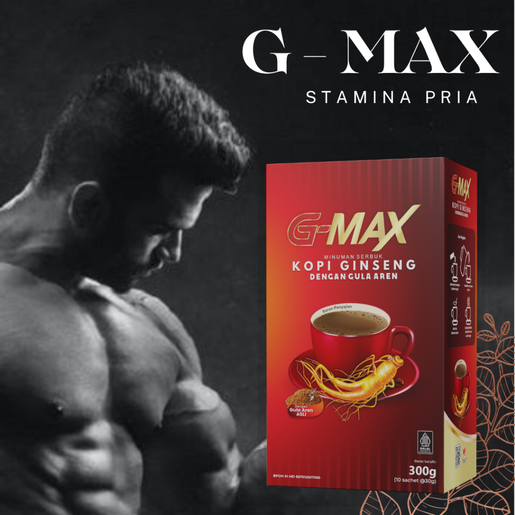 

Kopi Penguat Stamina Vitalitas Asli Original | GMAX ISI 10 sachet