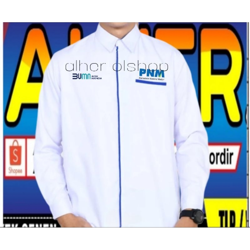big size kemeja PNM mekaar Pdh PNM mekaar baju PNM mekaar seragam PNM mekaar baju kerja PNM mekaar b
