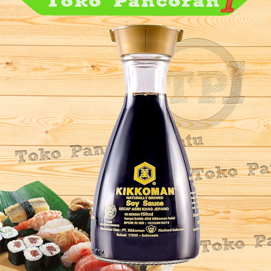 

[KODE PRODUK I8GU09670] Kikkoman Soy Sauce 150 ml HALAL / Kecap Shashimi / Shasimi / shoyu / jepang japanese / kecap asin