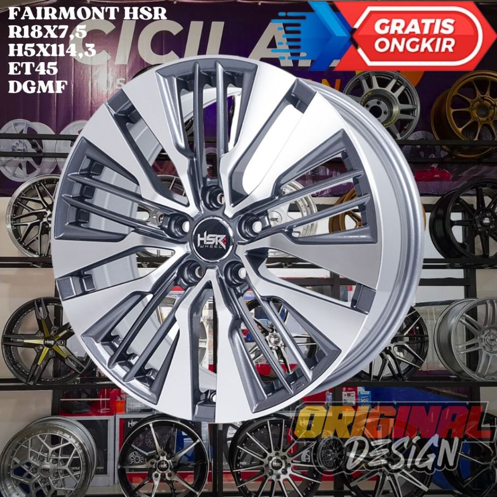 Velg Mobil ALPHARD , INNOVA , CAMRY , ACCORD , HSR FAIRMONT RING 18 R18