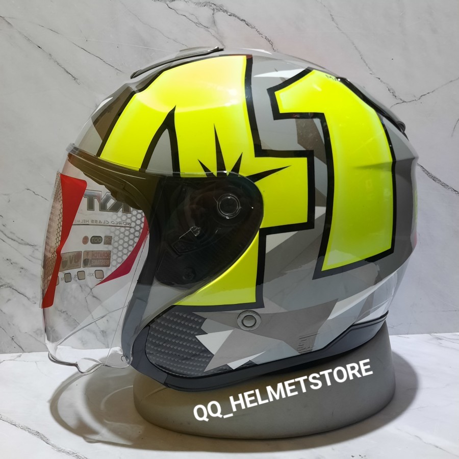 HELM KYT KYOTO REPAINT ESPAGARO 2019 HELM HALF FACE kyt