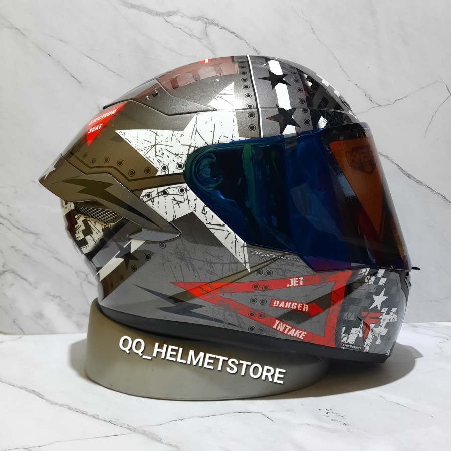 HELM FULL FACE KBR TTC STARLIFE ORIGINAL