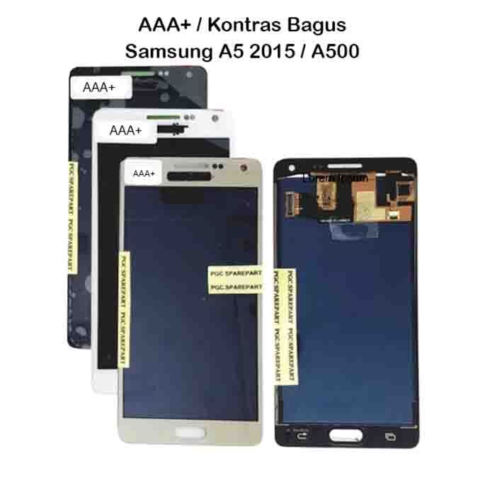 AAA+ Kontras Bagus - LCD Touchscreen Fullset Samsung Galaxy A5 2015 / A500 / A500F / A500H