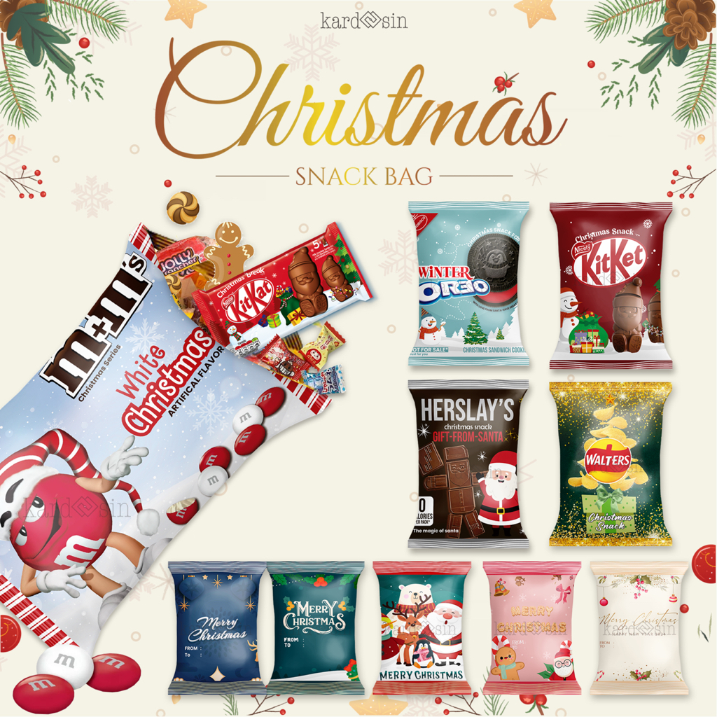 

[CHRISTMAS] SNACK BAG POUCH GOODIE BAG NATAL MERRY CHRISTMAS SANTA CLAUS CHRIST SNOW ANAK HADIAH GOODIEBAG MISTERY BAG SNACKBAG HAMPERS PACKAGING KEMASAN CHIKI M&M KITKAT OREO MAKANAN COKLAT CHOCOLATE PERMEN CANDY BUNGKUS BINGKISAN KERTAS KADO GIFT IDEAS