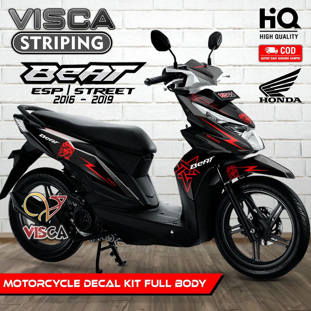 Decal Beat ESP 2016 - Stiker Beat ESP - Dekal Beat ESP 2017 Full Body - Striping Beat ESP 2018 Varia
