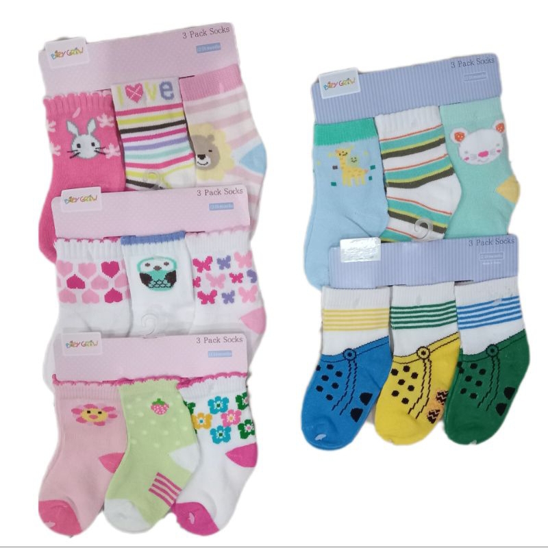 Kaos Kaki Baby Grow 12-24 Months