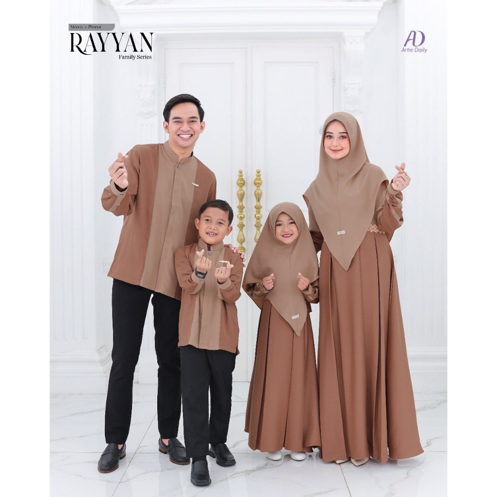 Sarimbit Keluarga.Sarimbit Lebaran.Sarimbit Rayyan Family - Artie Daily (READY STOCK)