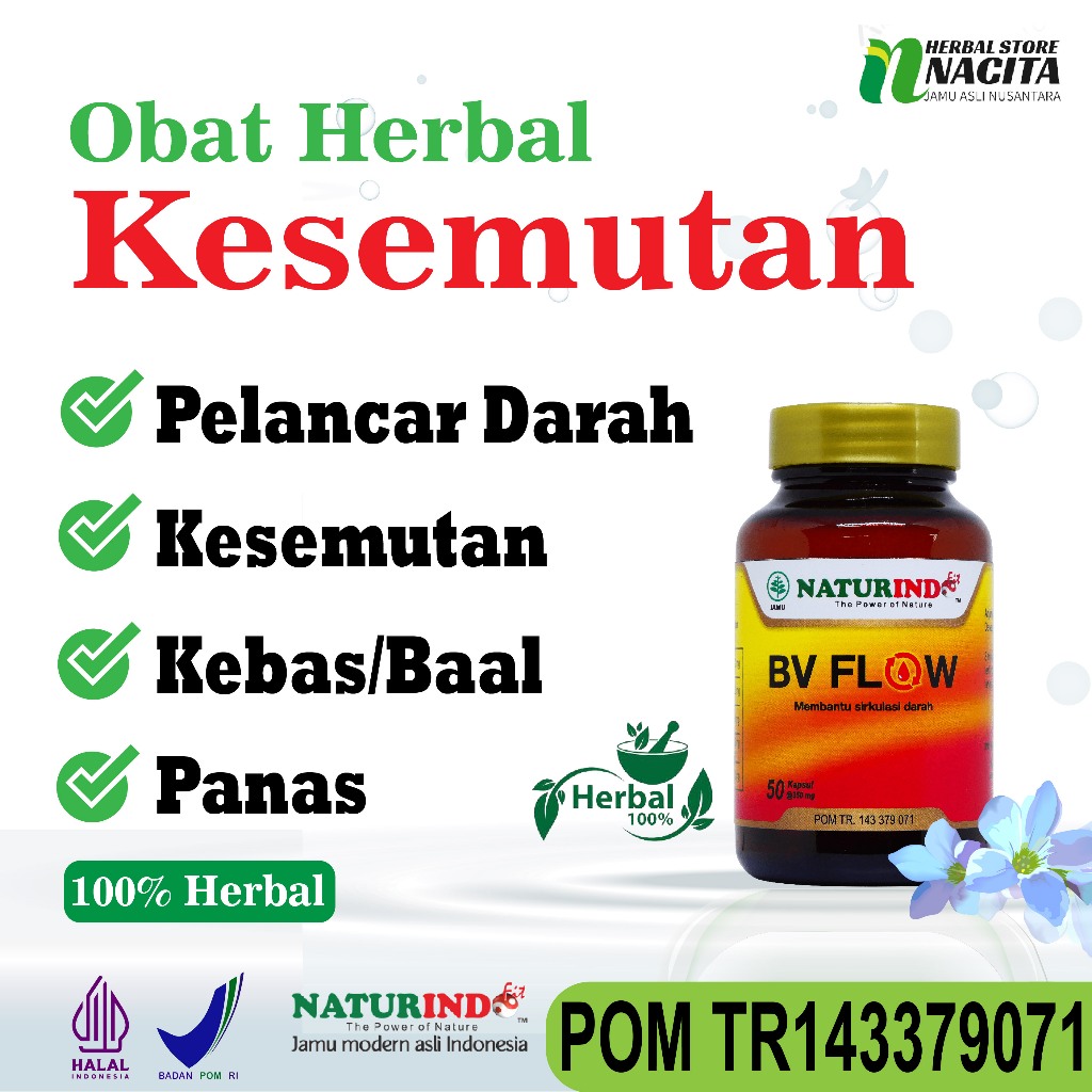 Obat Kaki Tangan Kesemutan Kebas Panas Mati Rasa Neuropati Herbal Bv flow