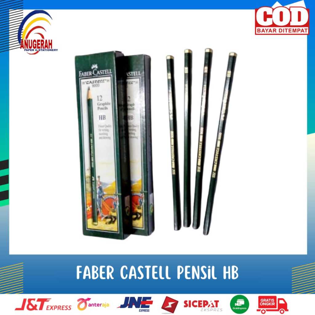 

FABER CASTEL 117100 PENSIL 9000 HB (PCS)