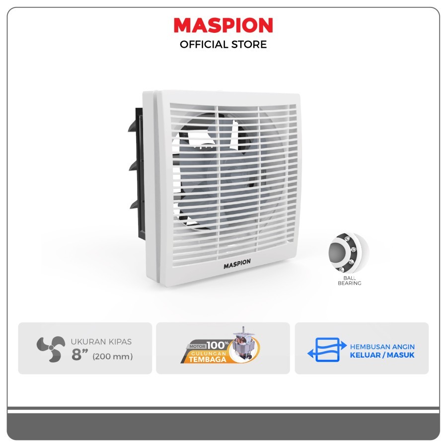 EXHAUST FAN MASPION 8” MV 201 NEX