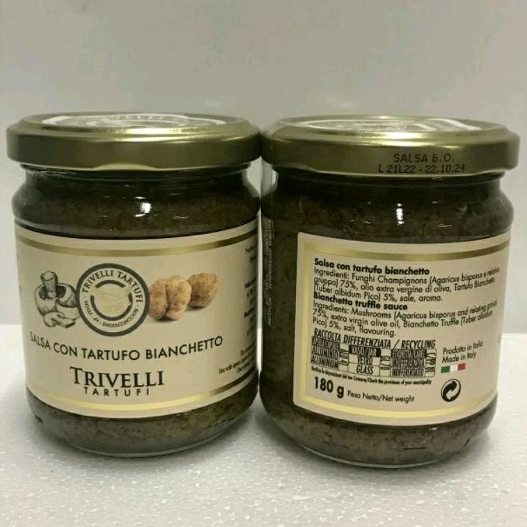 

TRIVELLI TARTUFI Salsa Con Tartufo Bianchetto / White Truffle Sauce 180g