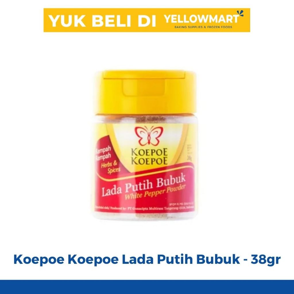 

Koepoe Koepoe Lada Putih Bubuk - 38gr