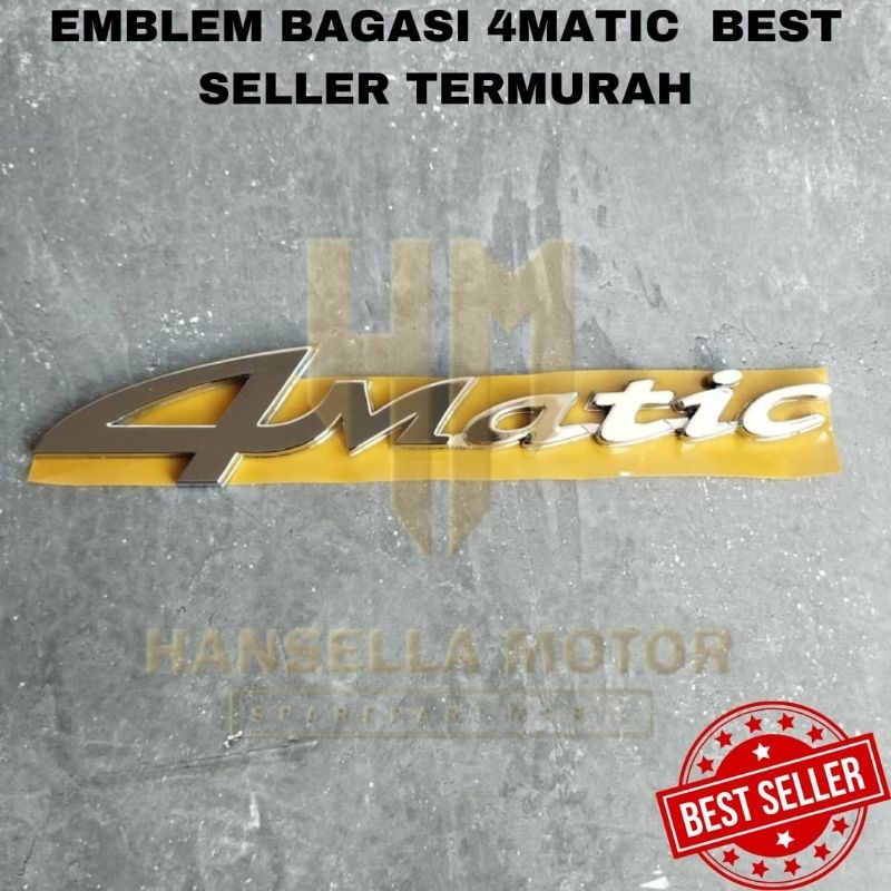 Emblem Bagasi 4matic Atau logo Bagasi 4matic Original
