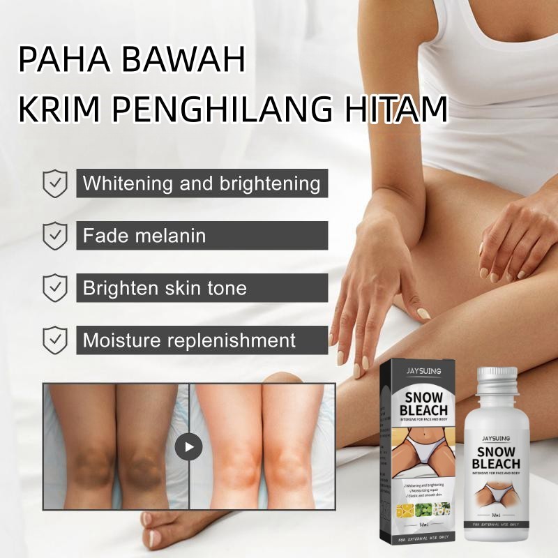 Pemutih ketiak Pemutih selangkangan dan miss v Whitening Cream Underarm Cream pemutih leher memutihkan selangkangan hitam