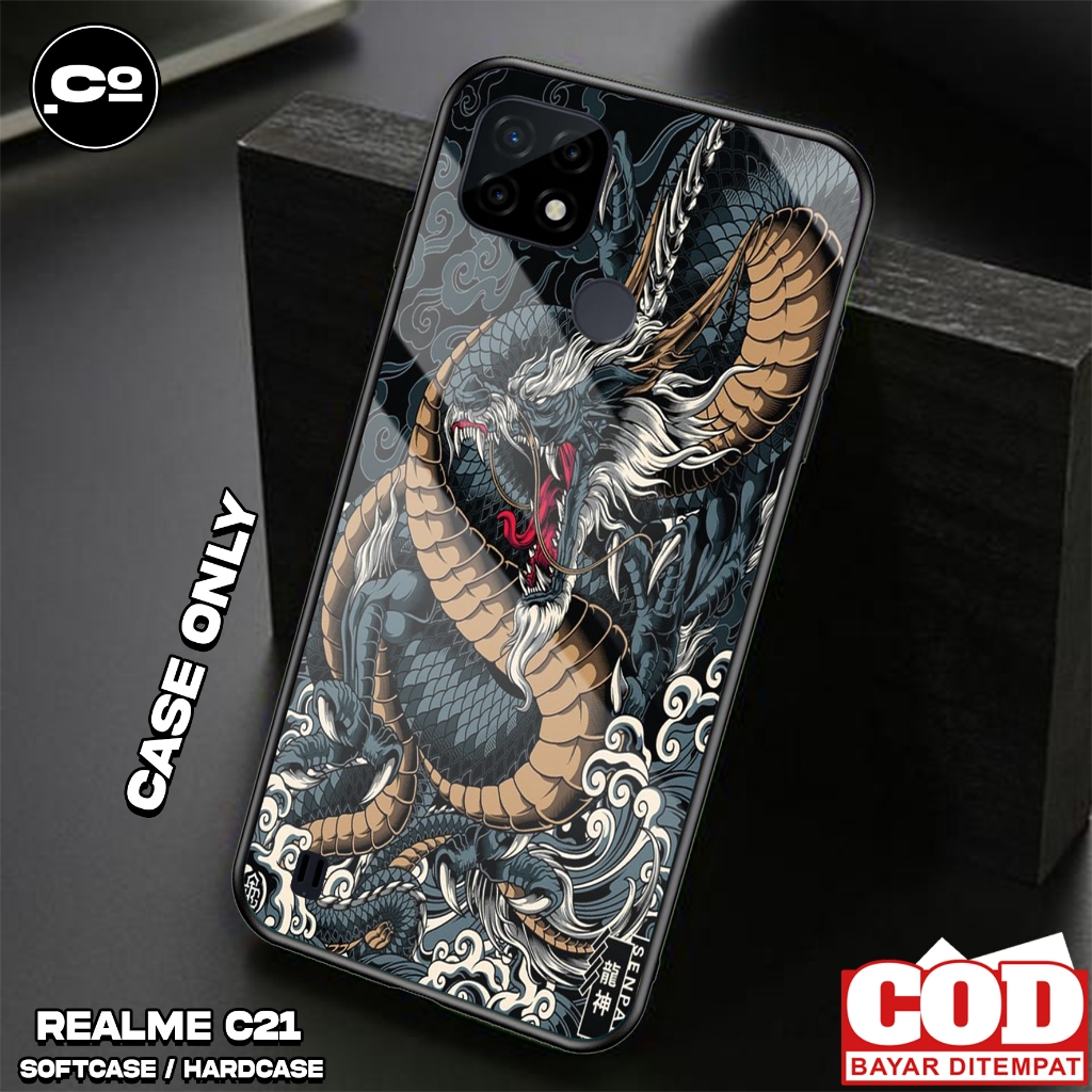 Case REALME C21 / REALME C21Y - Casing REALME C21 / REALME C21Y [ DRGN ] Silikon REALME C21 / REALME