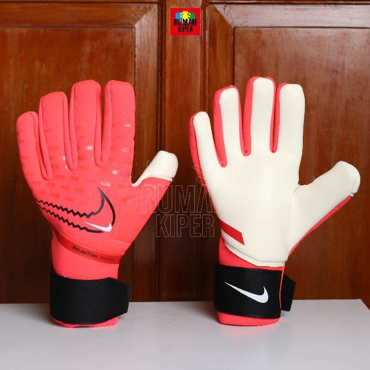 NIKE GK PHANTOM SHADOW RED/WHITE ( BR 259 ) Sarung Tangan Kiper