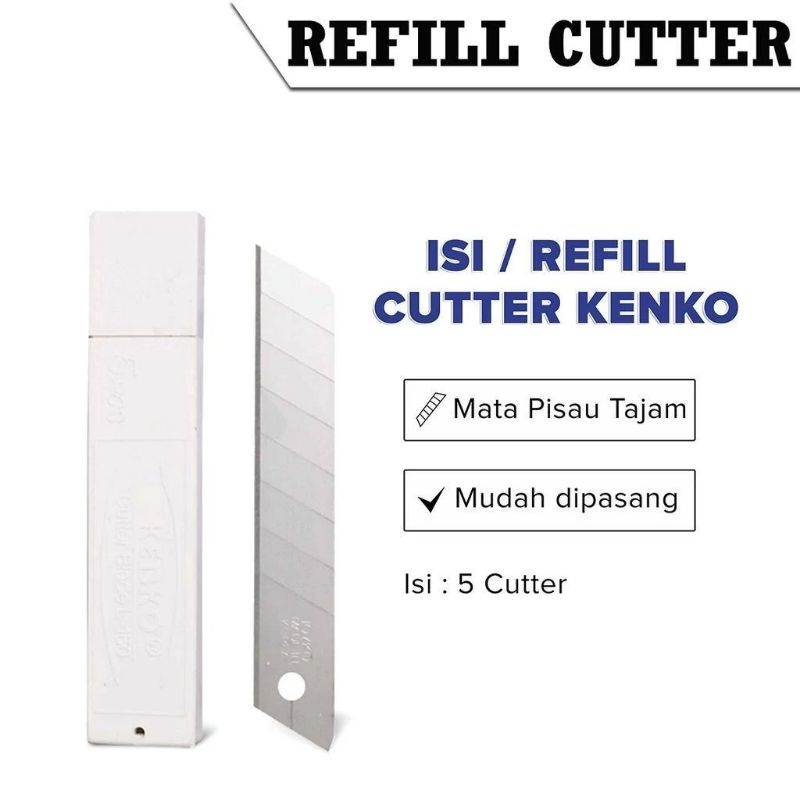 

refil cutter kenko L-150 perkotak isi 5pcs