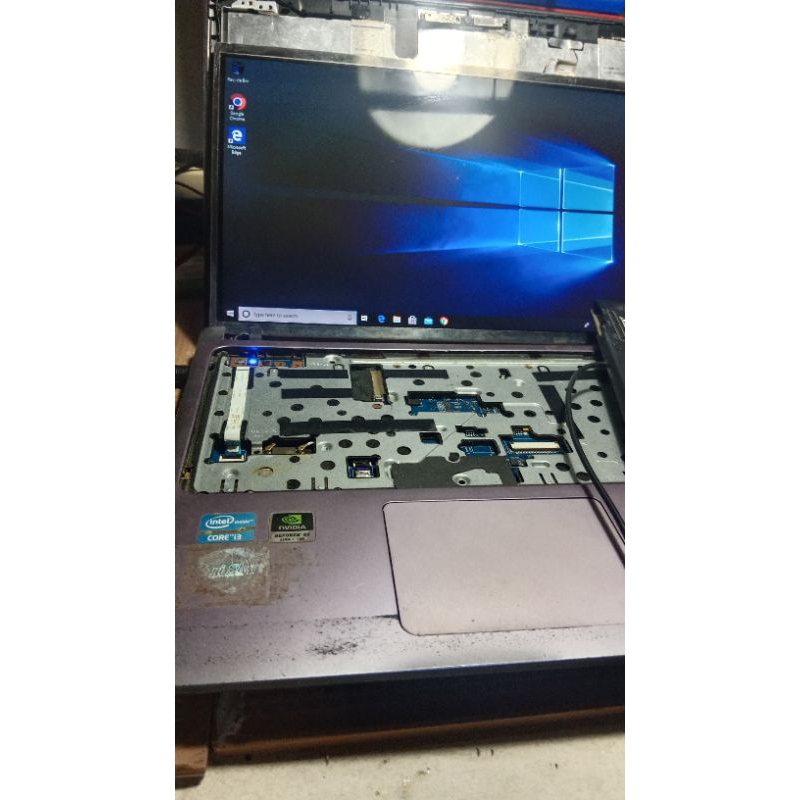 Motherboard Acer V5 471g core i3 bonus casing set