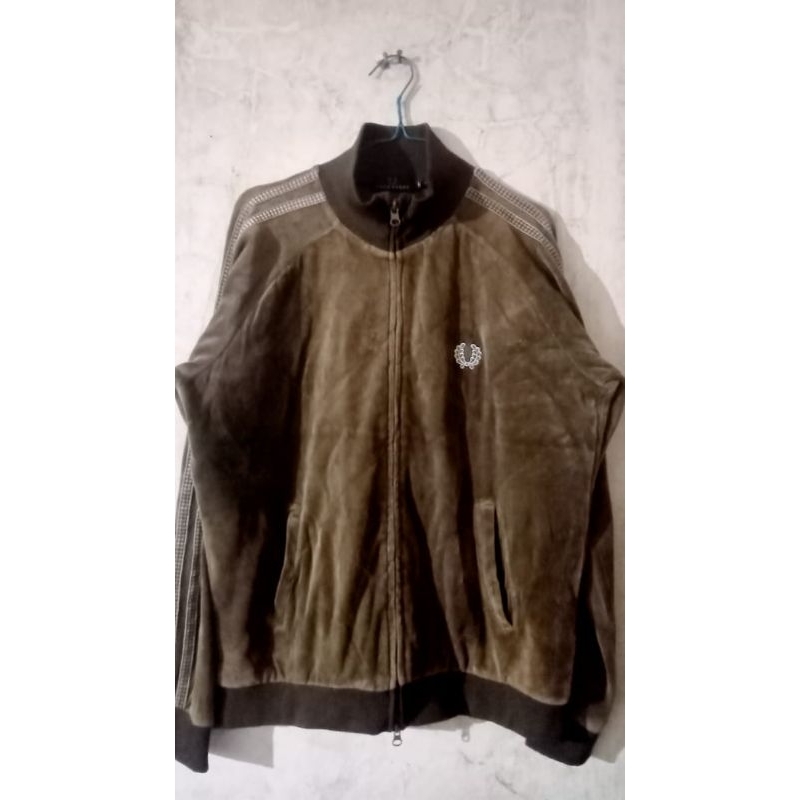 vintage fred perry taped track top