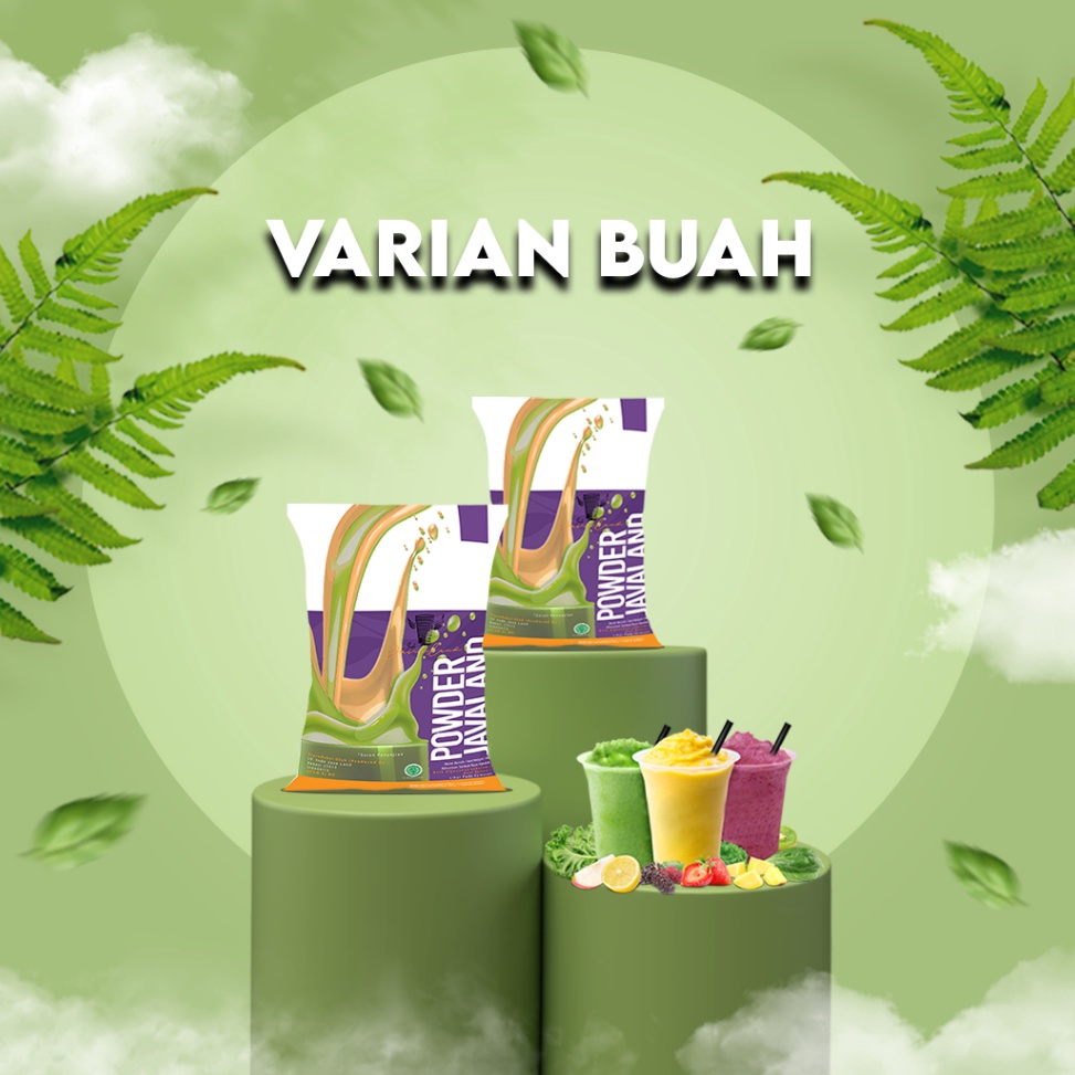 

Javaland Bubuk Minuman Varian Buah / Fruits 1Kg - Regular Plain | Rasa Avocado , Mango / Mangga , Strawberry , Banana , Melon , Blueberry , Grape / Anggur , Durian , Lychee / Leci hlknt