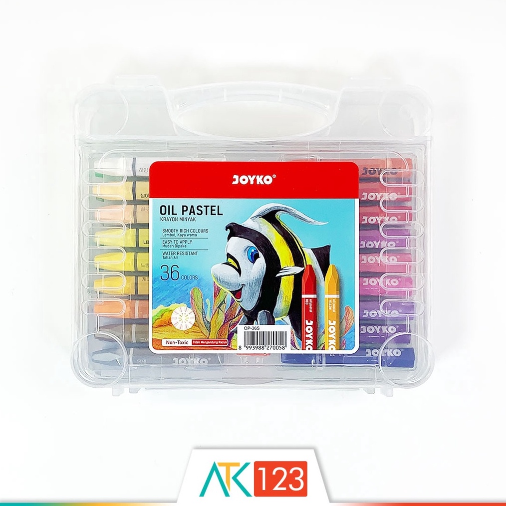 

Terbaru dan terlaris Krayon / Crayon Titi Joyko 36 Oil Pastels OP-36S !!