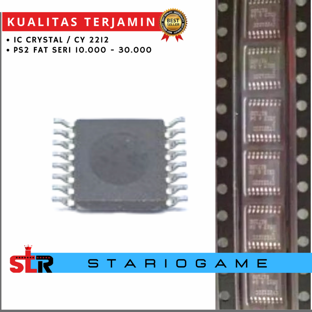 IC crystal ps2 tebal fat IC CY 2212 blank secren