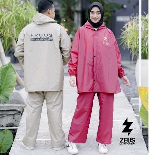 Jas Hujan ZEUS Raincoat Pria Dan Wanita Anti Rembes Tebal Dan Kuat Jas Hujan Motor Jas Hujan Setelan