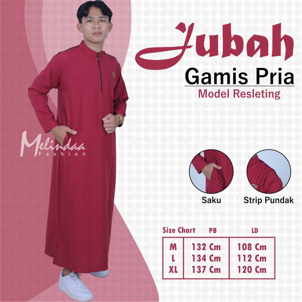 DISKON BELI 1 JUBAH GRATIS 1 SORBAN ARAFAT JUBAH GAMIS PRIA REMAJA DEWASA LENGAN PANJANG - MODEL