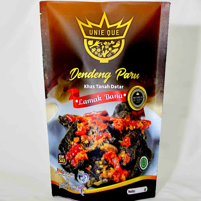 

Dendeng Paru Sapi Krispy Siap Saji Unie Que