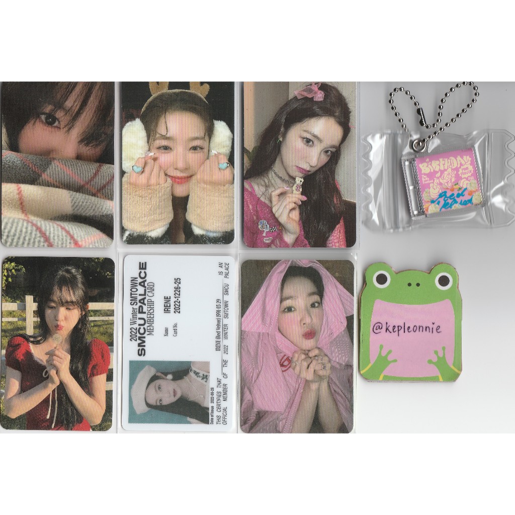 [READY STOCK INA] Irene bag special chill kill smini cake  birthday smcu membership id trading card 
