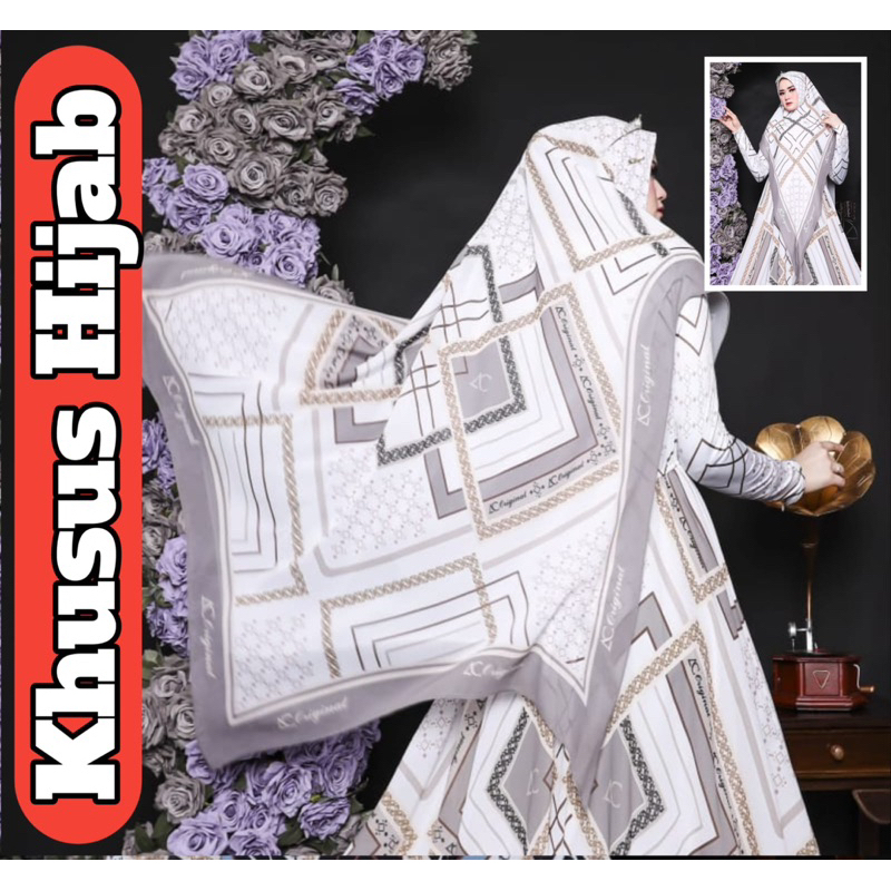 HIJAB SYARI / KHIMAR SYARI / PRINTING ORIGINAL