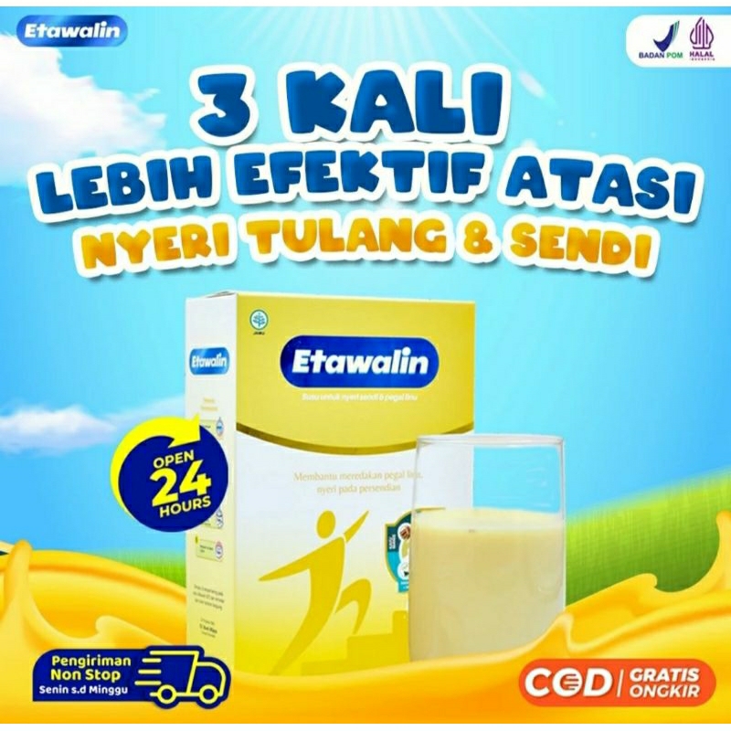 

Etawalin Susu kambing etawa Original asam urat Pengapuran tulang sendi Herbal alami Terbaik