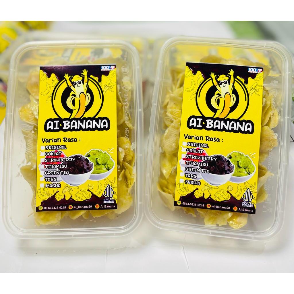 

Keripik Pisang Lumer Tiramisu 160gr by Ai Banana