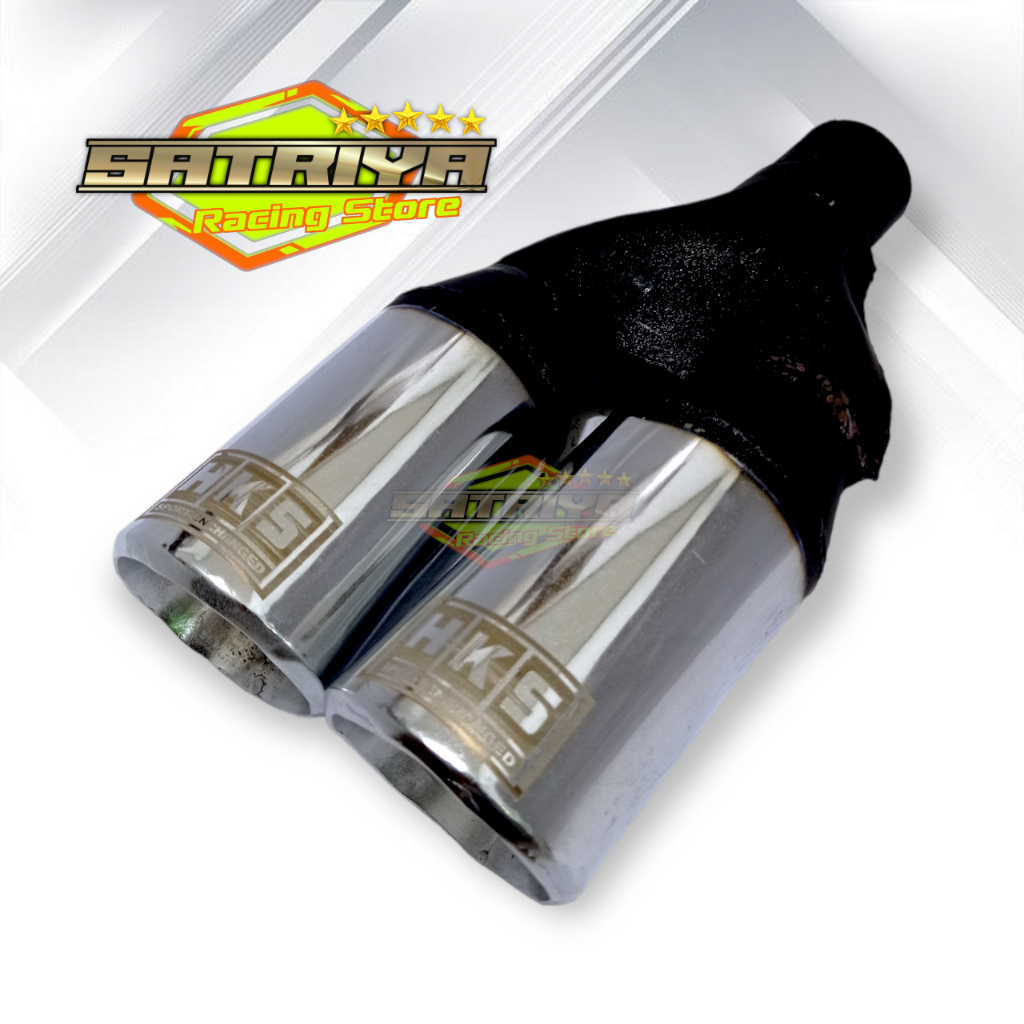 Knalpot Suos Cabang Mobil Bensin Solar HKS Chrome
