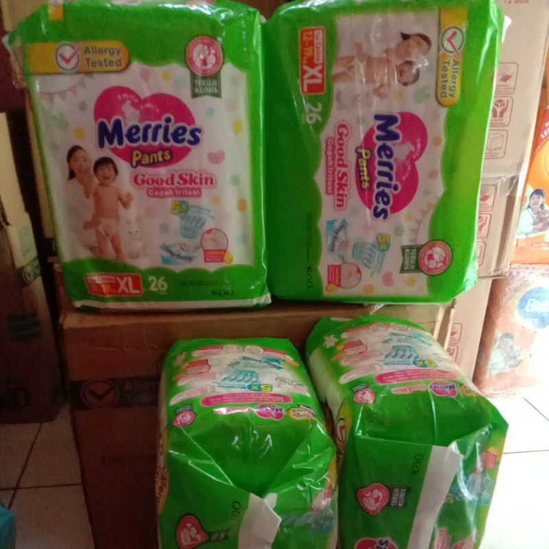 promo merries kartonan. merries L.xl kartonan isi 4ball.