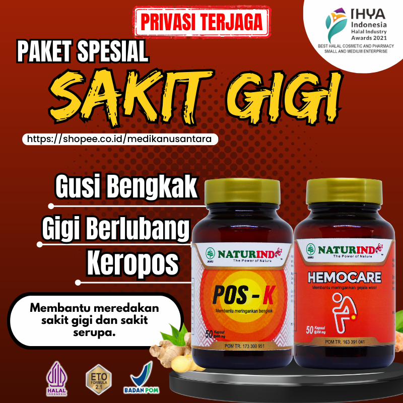 Obat Infeksi Sakit Gigi Berlubang Sensitif Keropos Ompong Bolong Dan Radang Gusi Bengkak Nyeri Ngilu
