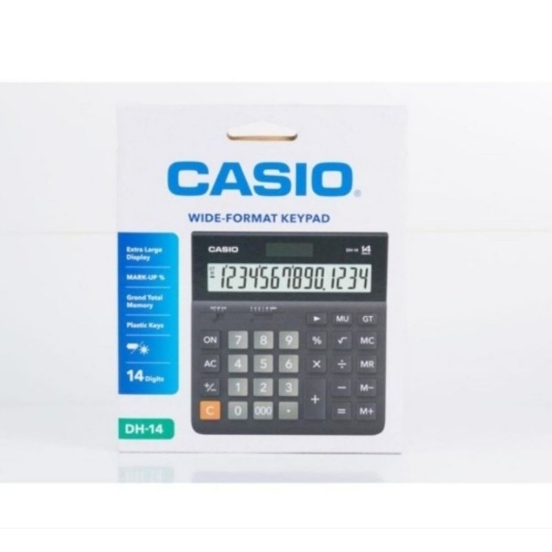 

CASIO DH 14 KALKULATOR MEJA 14 DIGIT/ KALKULATOR DH 14