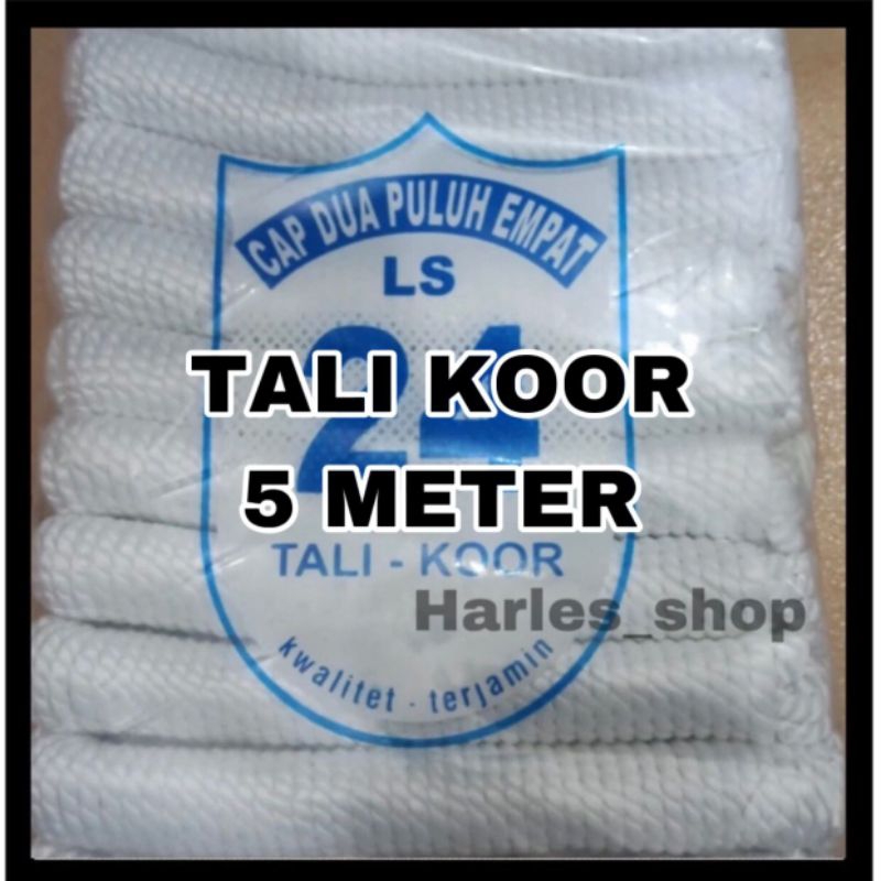 

TALI KOOR TALI PANDU TALI RAME 5 METER (ISI 10 PC)