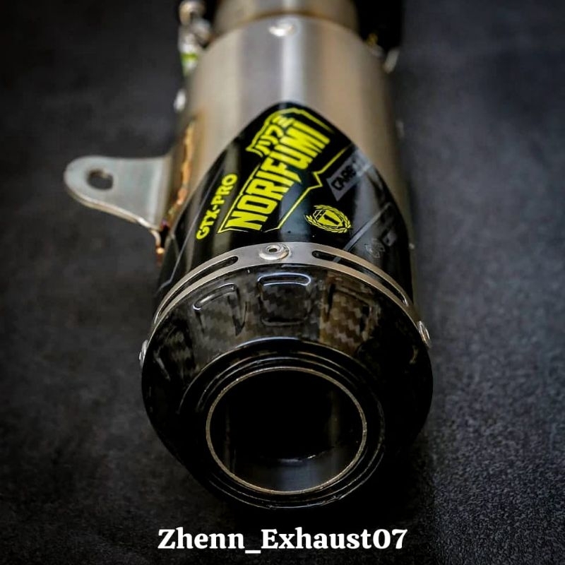 KNALPOT NORIFUMI GTX-PRO CARBON KOMPETISI PNP KLX150/BF CRF150L D-TRACKER & WR155R