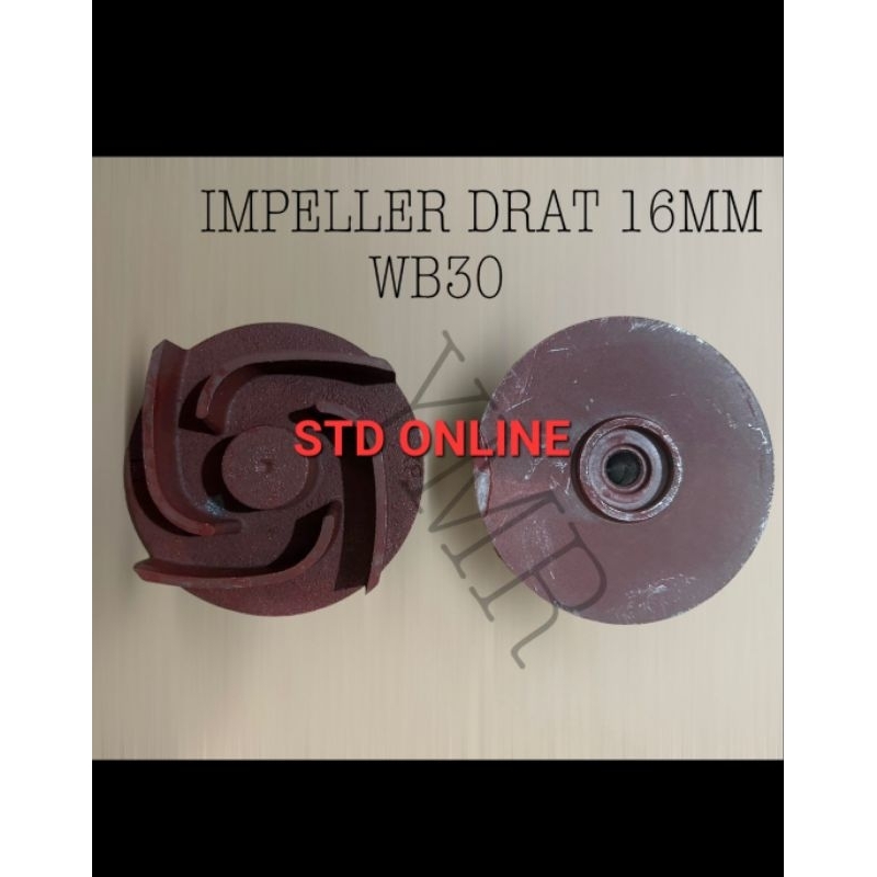 WB 30 KIPAS IMPELER POMPA AIR 3 INCH DRAT 16MM MODEL HONDA