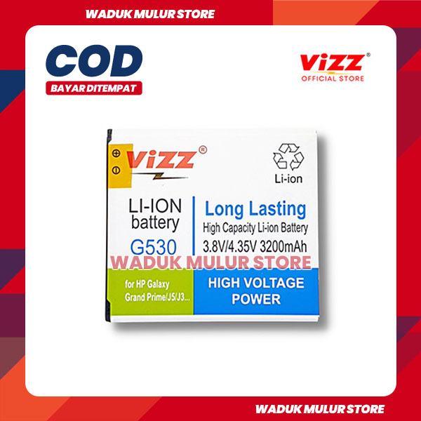 Baterai Vizz Samsung Galaxy J3 2016 Original 100%